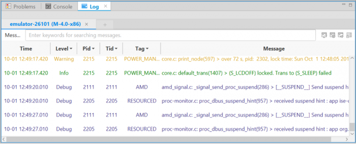 Log viewer